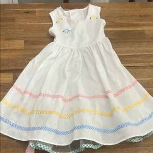 Girls Vintage Formal Dress with Tulle Skirt
